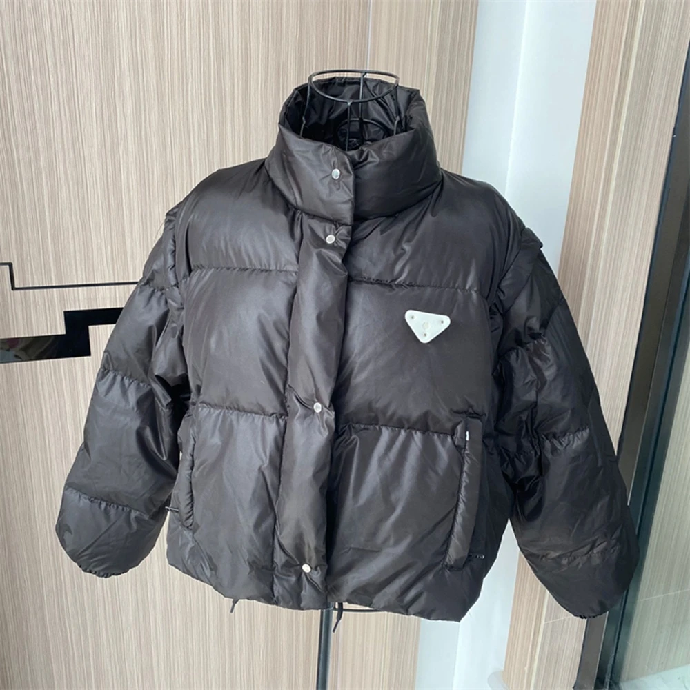 Snow Coat Female Casual Fur Collar Slim Coats Oversize Women