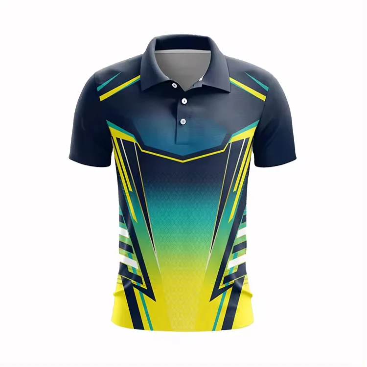 New Arrival 2024 Custom Made Short Sleeve Sublimated Cricket Jersey Customized Printed t Shirt with Custom Design and logo