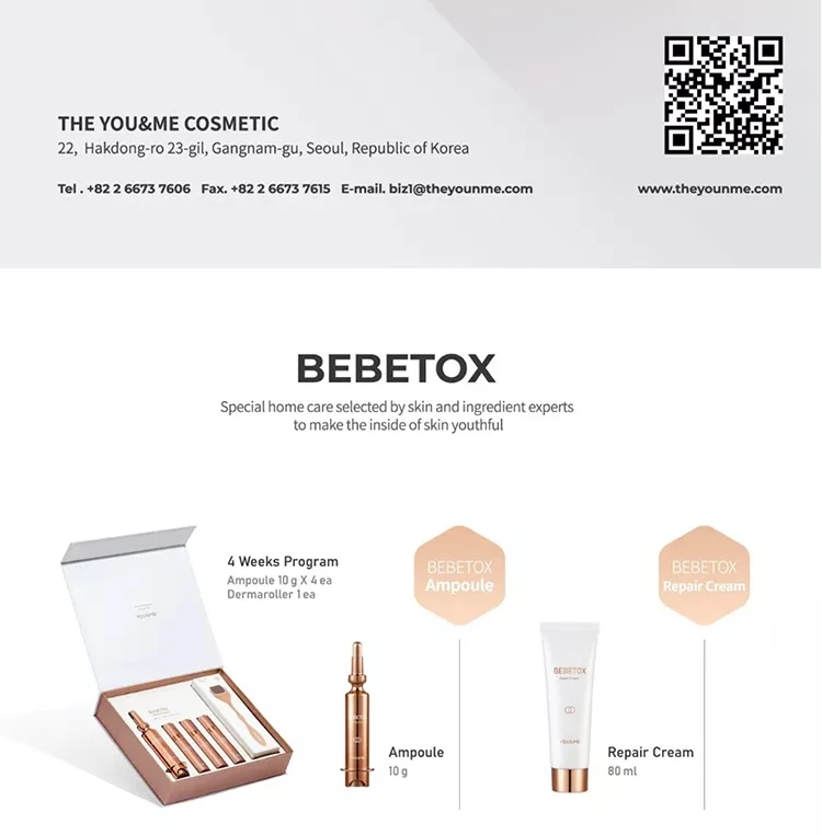 Korean Beauty Products for Women Skin Care Hansolbio Bebetox Ampoule Set anti wrinkle Moisturizing Pore Care