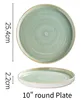 Plato redondo de 10"