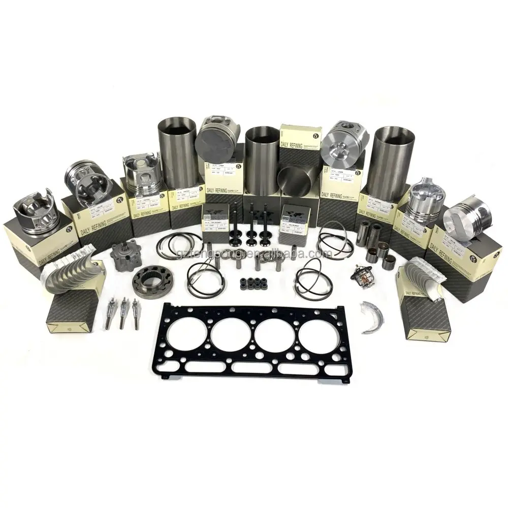 Piston 4M40 4D32 4D33 S4E 6D31 4M50 6M60 Rebuild Kit Cylinder Liner ...