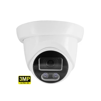 3MP Ip Cameras Xmeye Poe Dome Camera Security Cctv System Outdoor Home Network Night Vision Outdoor