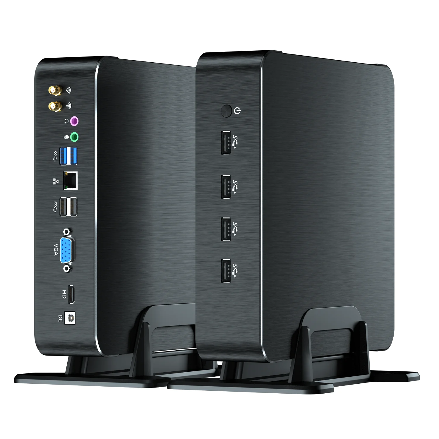 12th Gen Industrial Pc Desktop Computer Core I5 12450H 8 Cores 2~4.4GHz ...