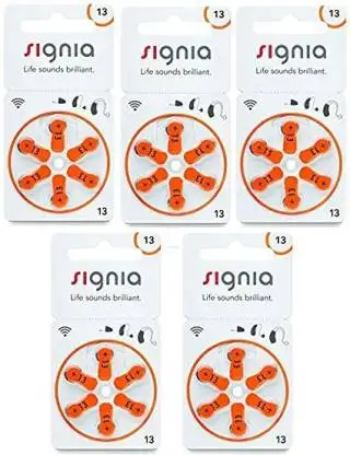 Battery High Quality & Lowest Price Signia Mercury Free Zinc air Hearing Aid Battery Battery Hearing Aid Hot Sale A13 New Stock