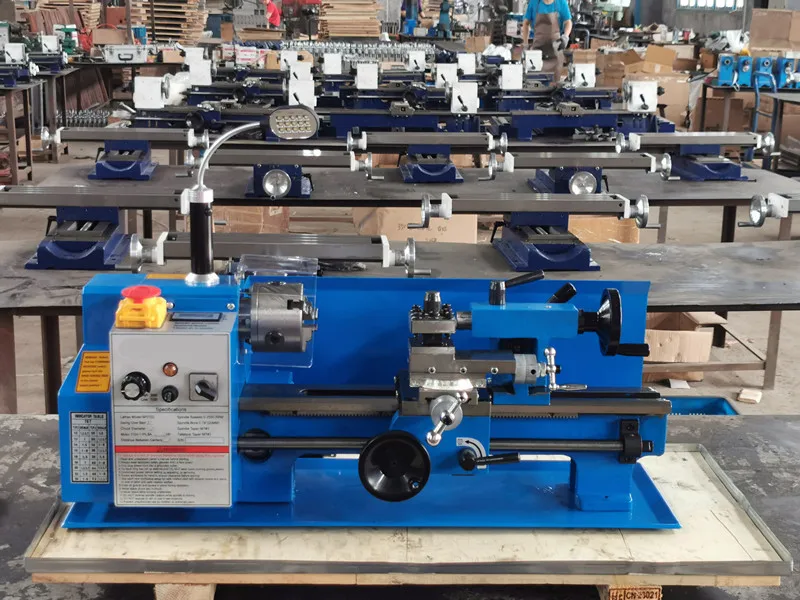 SUMORE SP2102 Variable Speed Belt Driven Hobby Bench Metal Mini Lathe Machine with Best Quality