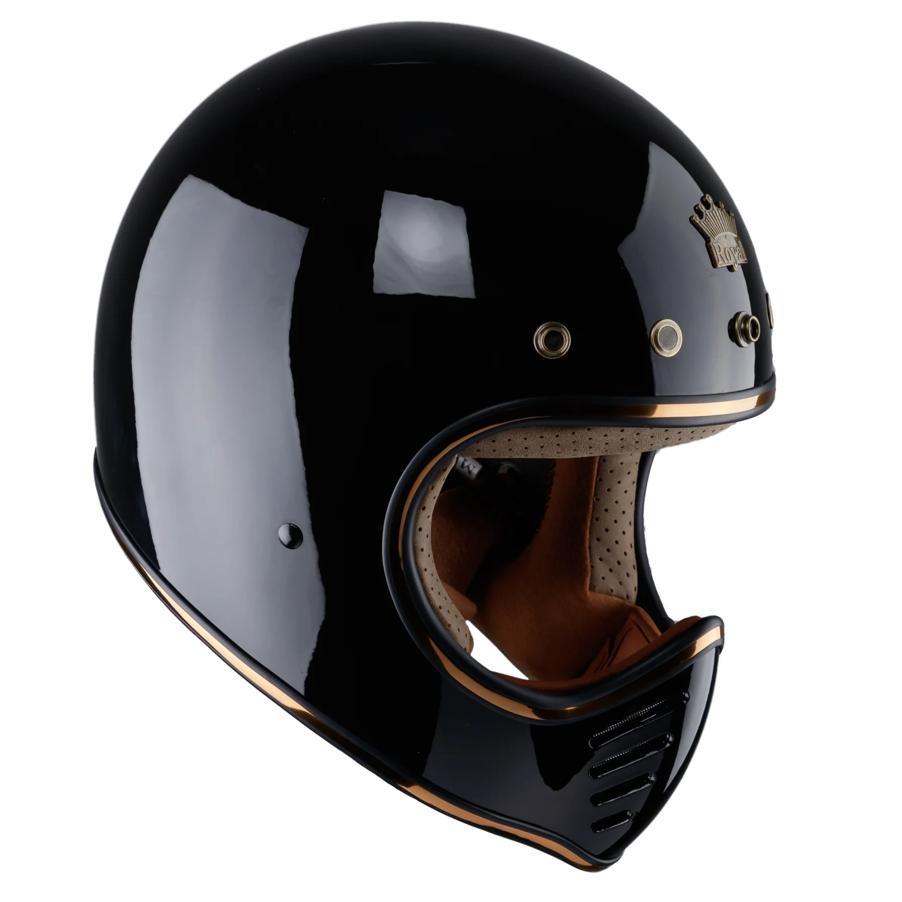Hot Sales Oem H01 Royal Advanced Abs Full Face Motorcycle Helmet With