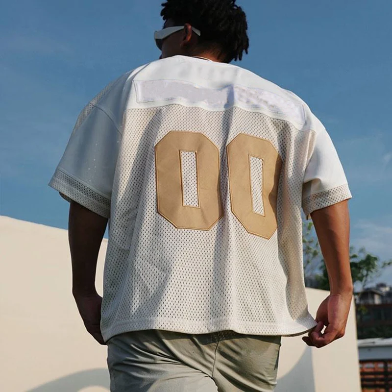 Custom Cotton Graphic Screen Porm Short Sleeve Oversize American Football jerseys  custom made Retro Soccer Jersey