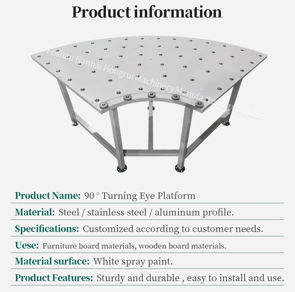 High quality Customized Ball transfer table/ conveyor table manufacture