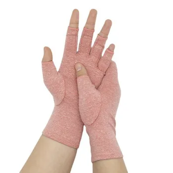 Summer Half-Finger Sports Gloves for Pain Relief Orthopedic Rheumatoid Arthritis Compression Treatment Gloves