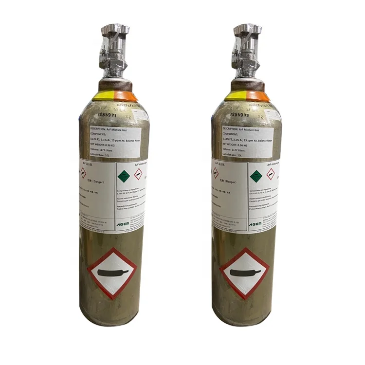 Смешанные аргоновые гелиевые неоновые ArF возбуждающие лазерные газовые смеси для коррекции