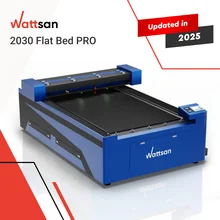 Wattsan 2030 Flat Bed Pro 2000*3000 mm Professional CO2 Laser Cutting and Engraving Machine 360W