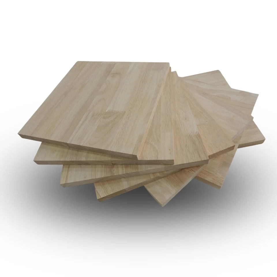 Rubber Wood Lamination Board In Vietnam Good Quality Reasonable Price Rubber Wood Work Top Fsc