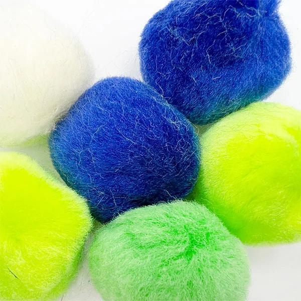 6pcs 50mm Crafts Using Pom Poms