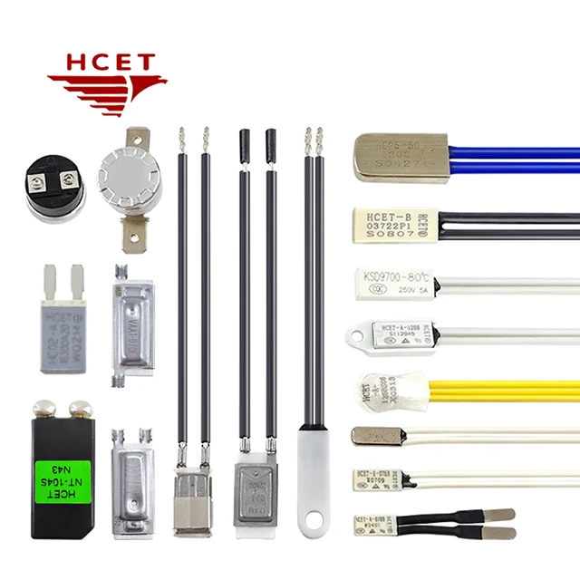 HCET KSD9700 Thermal Protector Uchiya Ui2 Replacement 250V 10A Bimetal Switch for Electric Blanket Battery Operated Temperature
