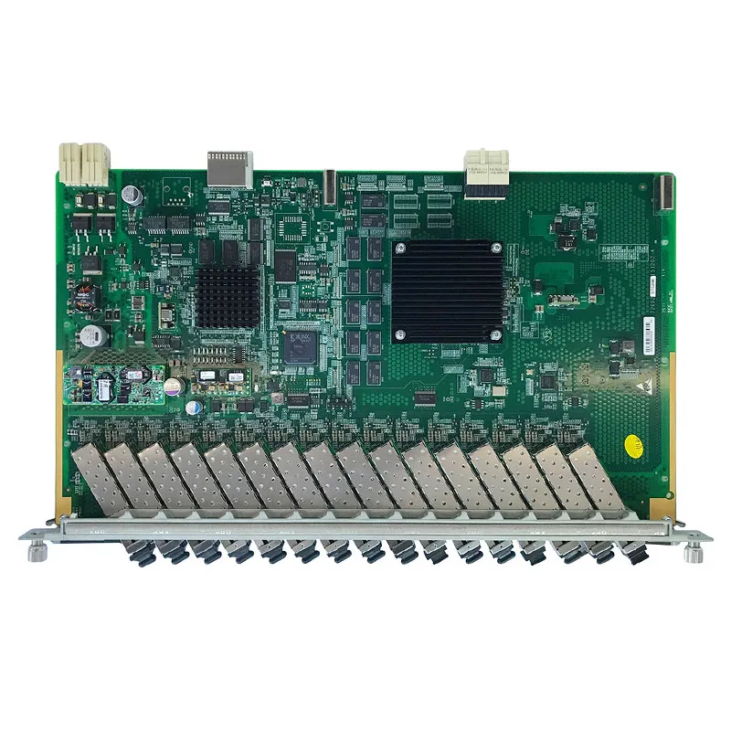 Used 16 Ports GTGH GPON Interface Board Placa with Full SFP Module ...