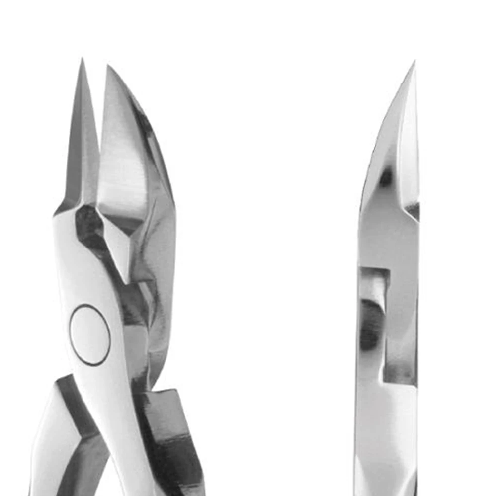 Russian Cuticle Nippers 12 mm Tip Stainless Steel Toenail Remover Extremely Sharp Cutter Pedicure Manicure Nipper for Beauty