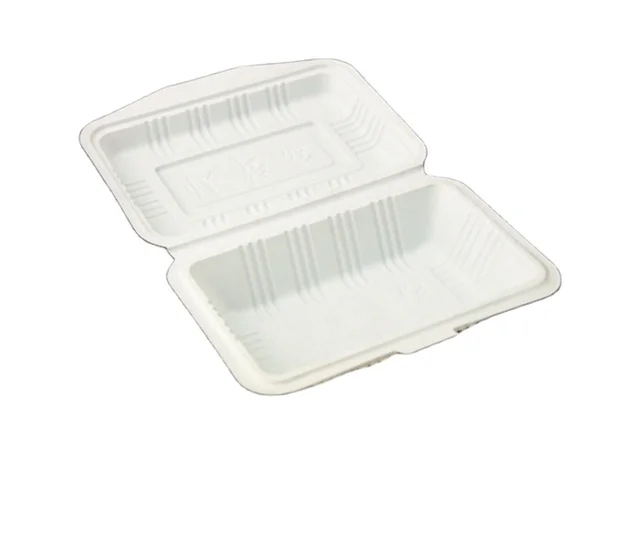 (LXD-01)Disposable rice box takeaway box with  lid wholesale one-piece plastic packaging box  food container