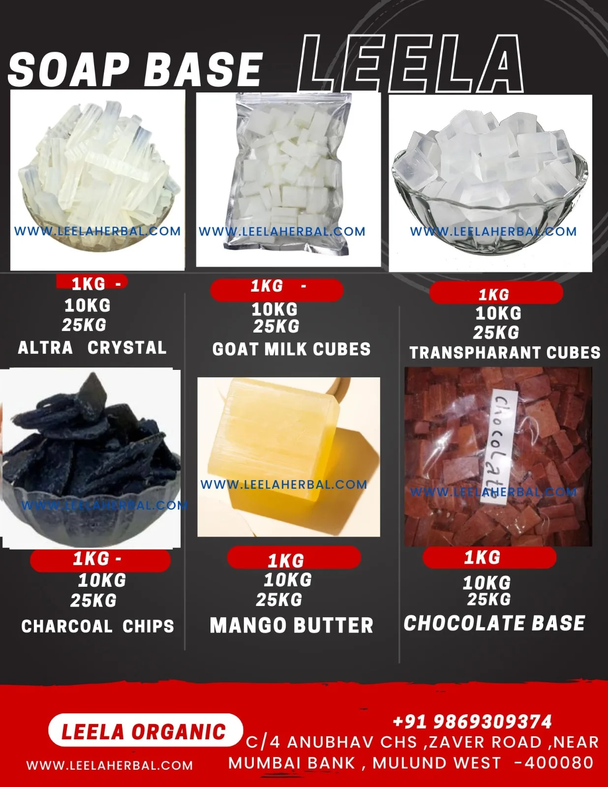 Transparent Crystalclear Melt & Pour Handmade. Soap Making Raw