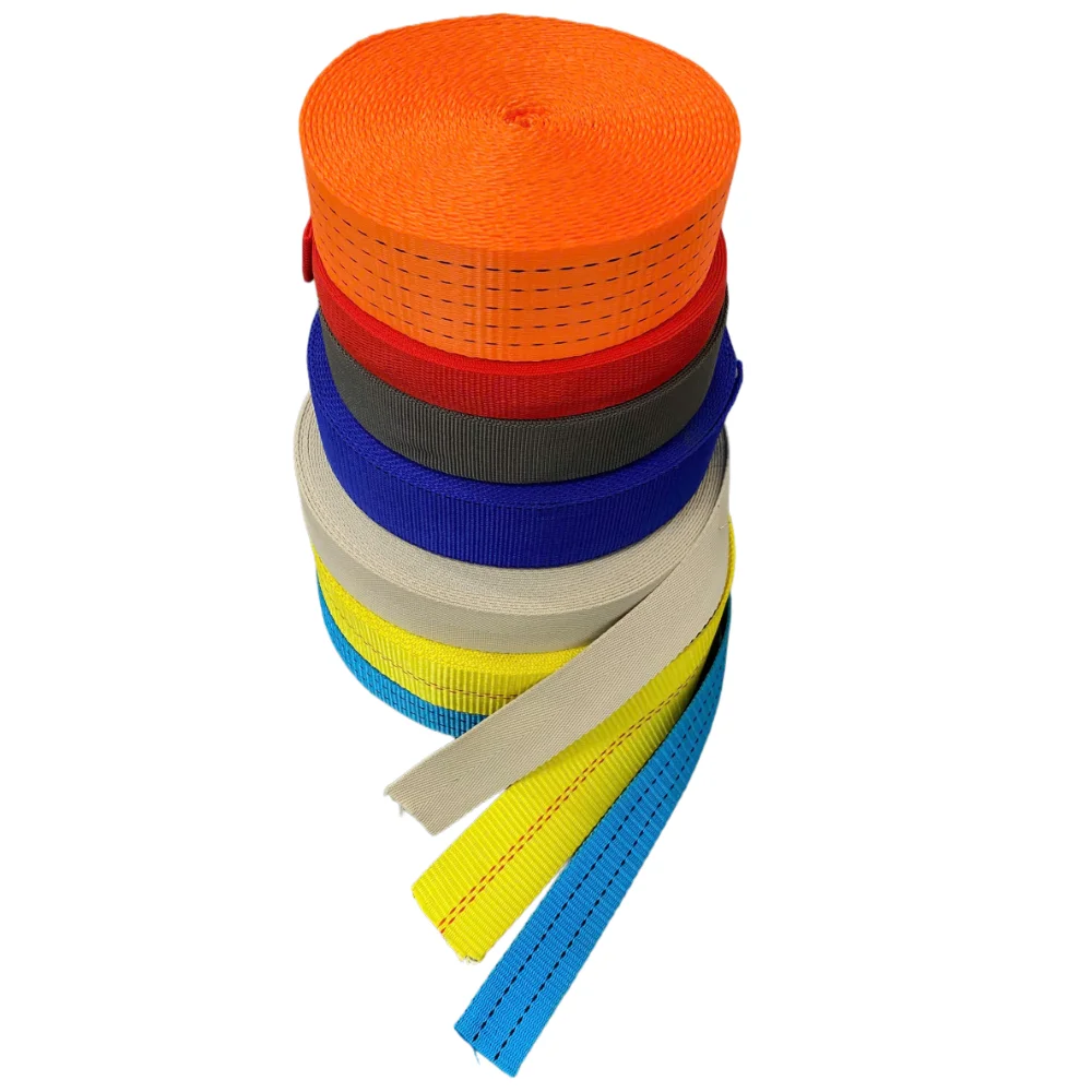 Factory Price PE Webbing for Belt, Safety rope, Backpack, Sport activities & Luggage Straps in Sizes 25mm, 38mm, 50mm, custom