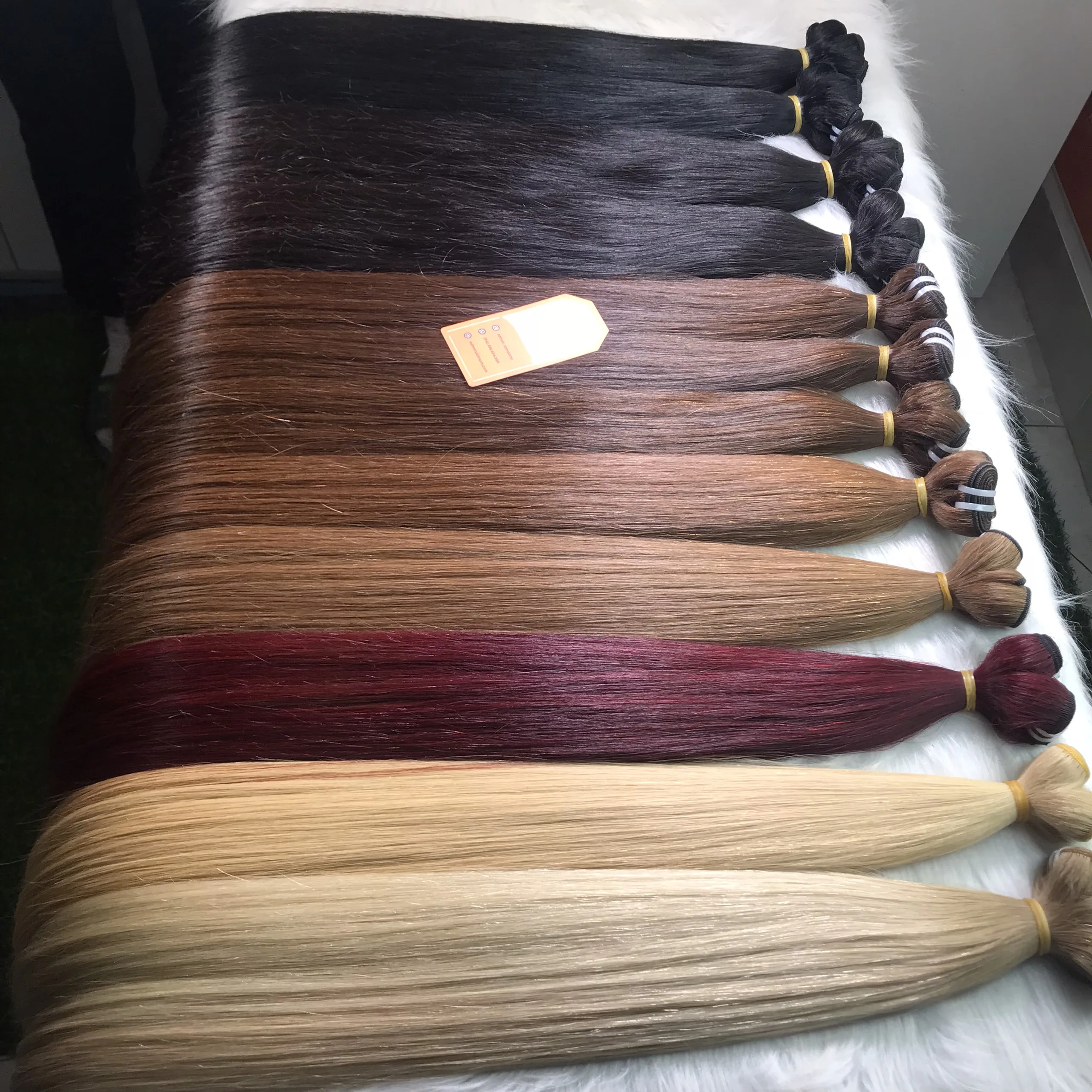 Cheap Price Manufacture Weft Hair Extension Straight 834 Inches Real
