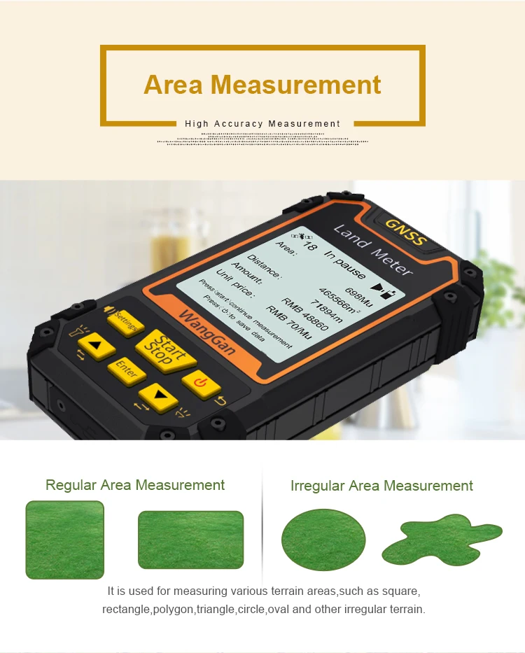 Wanggan S1 Handheld Gps High Accuracy Dipper Gps Land Surveying Area Measuring Instrument