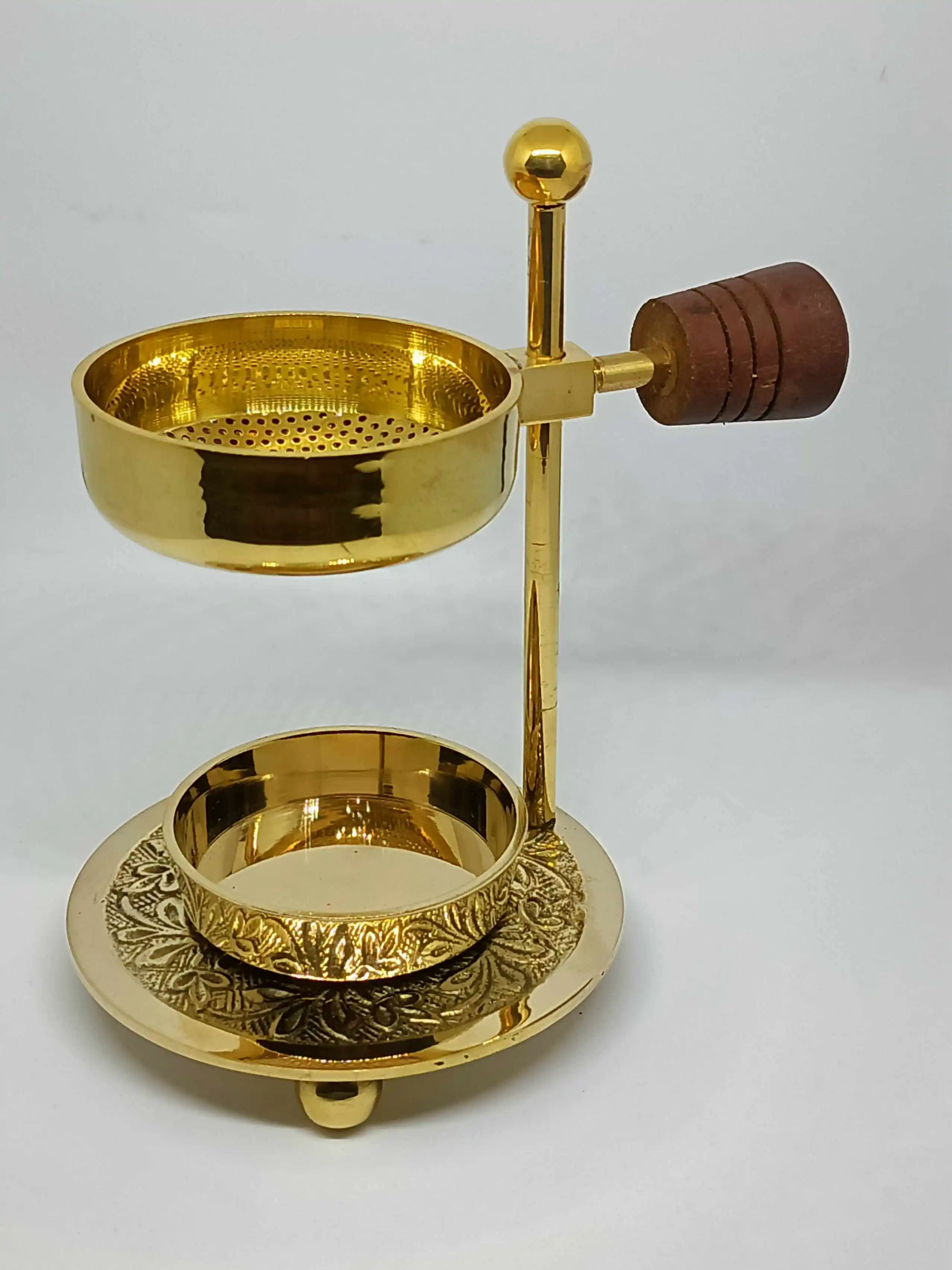 黄铜香炉链厂价金属香炉中式复古黄铜雕刻小香炉| Alibaba.com