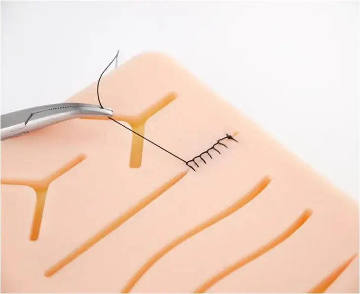 Kit D'entraînement Suture Chirurgicale - Modèle Peau Avec Coussin De Pratique Pour étudiants Médecine