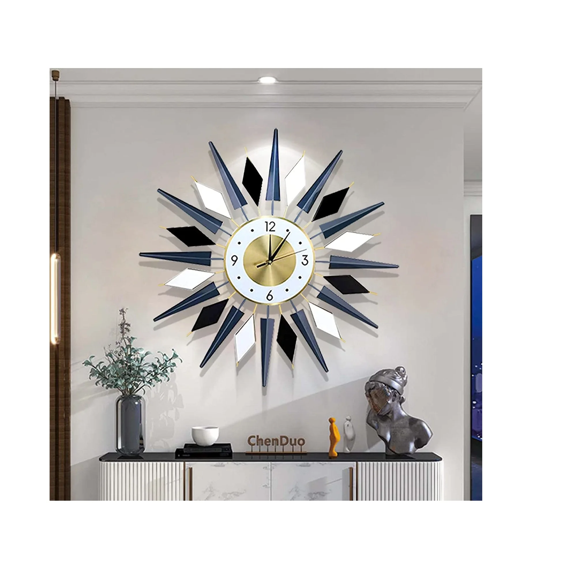 掛け時計　稼働　現代アート　美術　ミッドセンチュリー　モダン ミッドセンチュリーなインテリアに良く合う新作の壁掛け時計です。静音