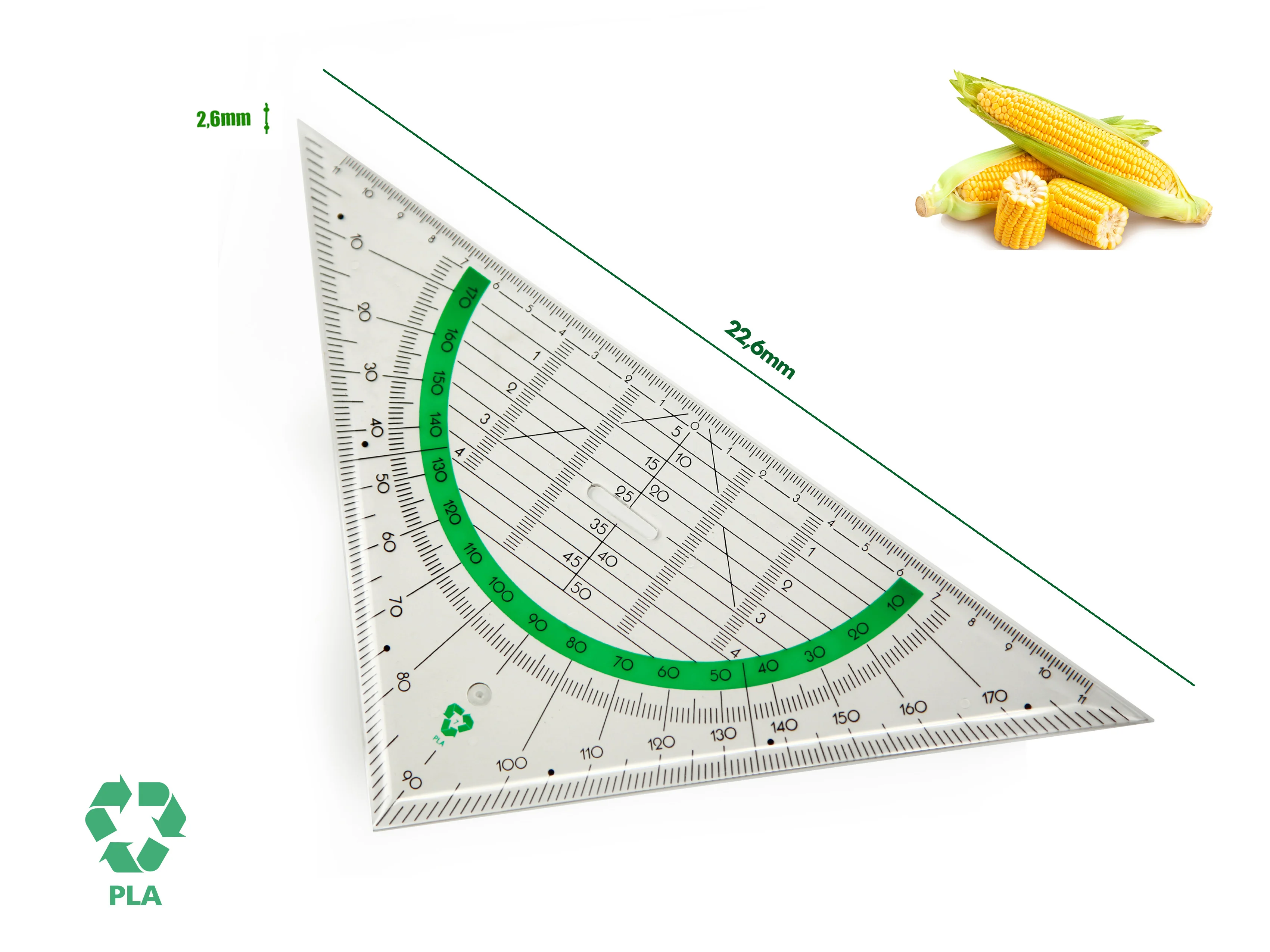 High School Trend 25cm Metal Ruler
