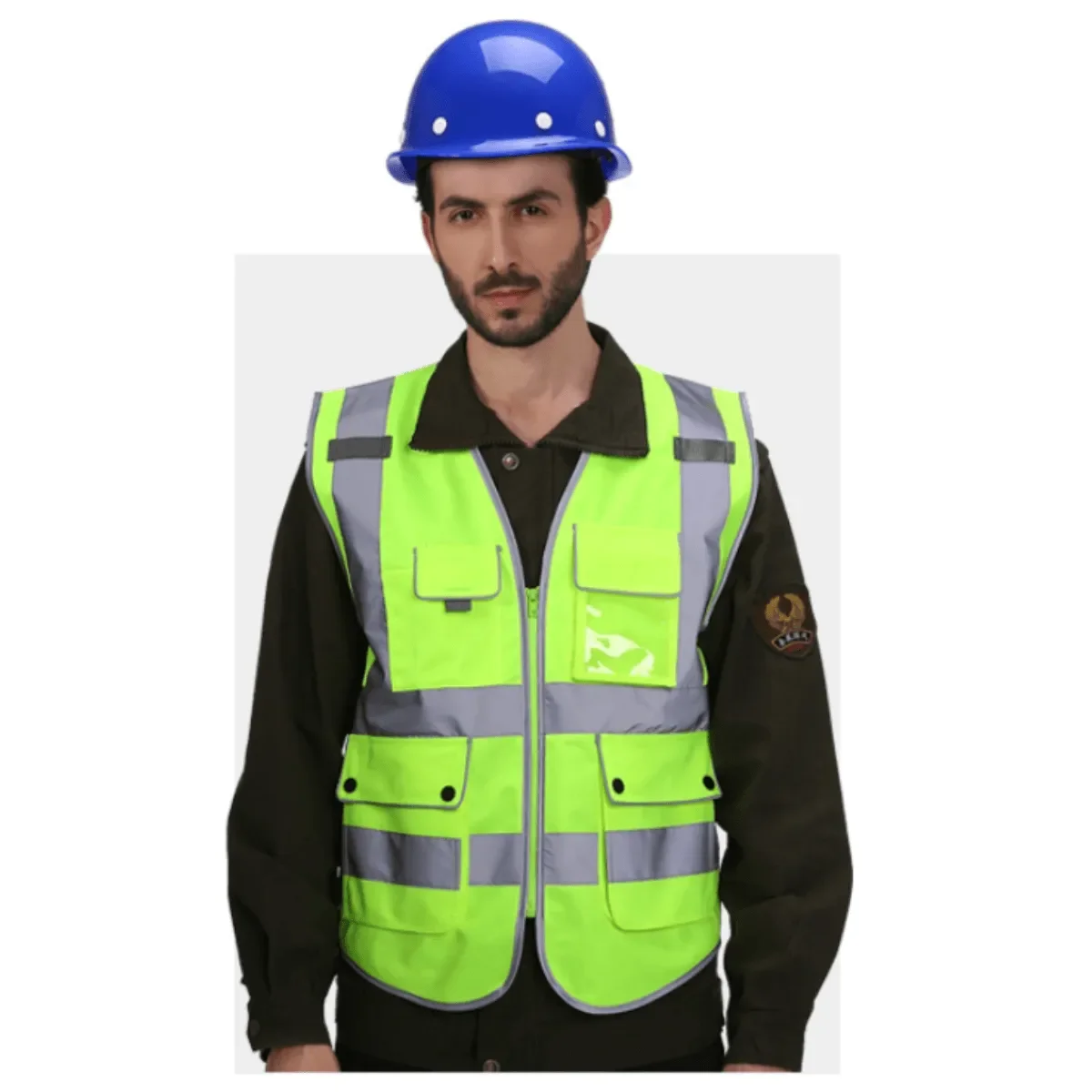 Ansi/isea High Visibility Safety Vest With Multifunctional Pockets And ...