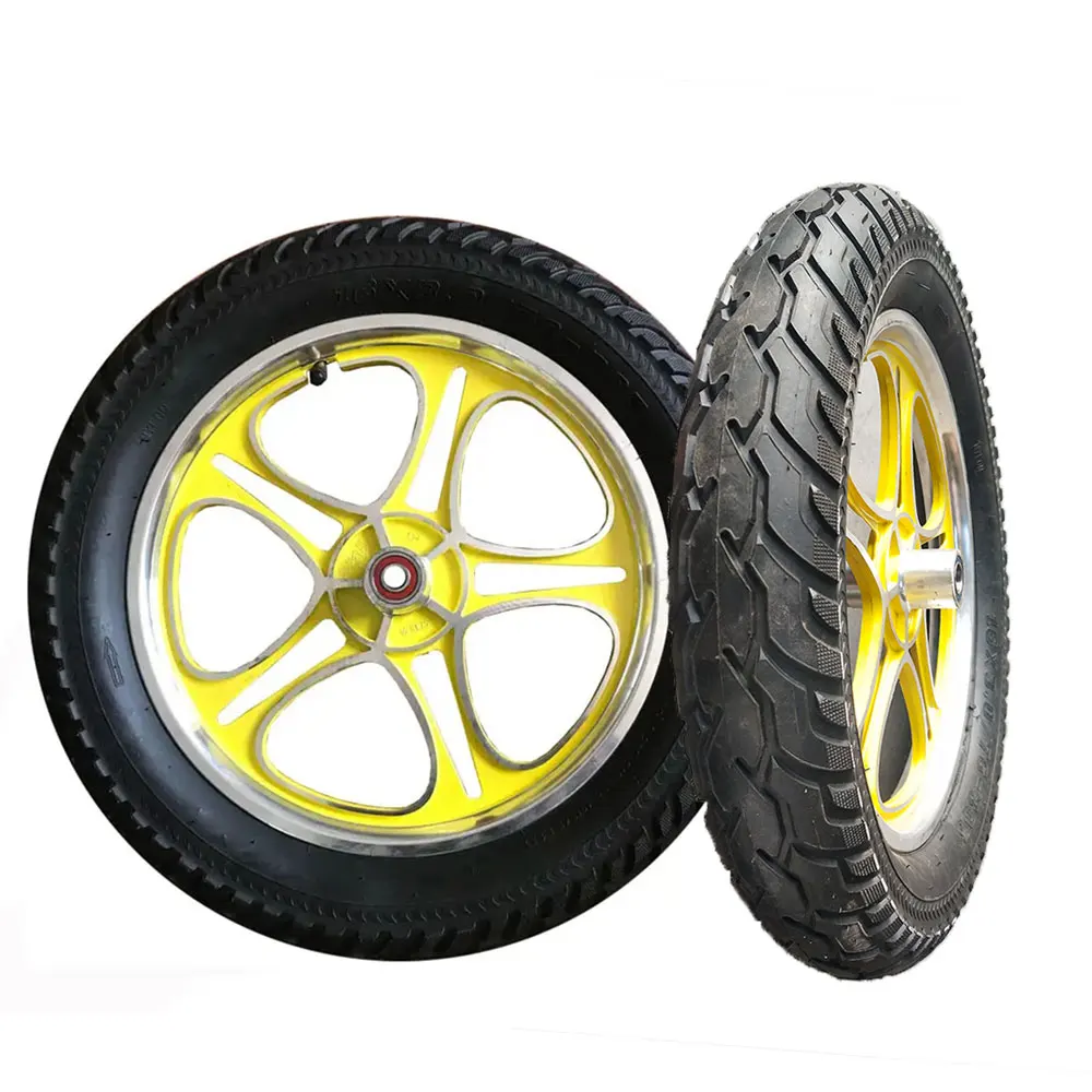 Ruote per bicicletta bmx larghe 16 pollici ruota pneumatica per