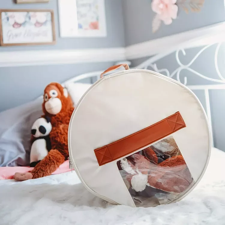 Foldable Large Hat Travel Case Stackable Round Popup Container Hat