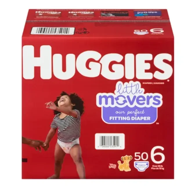 Huggies Baby Diapers Bundle: Huggies Little Movers Size 4,140ct ...