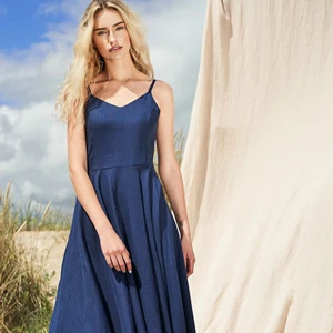 Premium Quality Elegant Bridesmaid Linen Dress With Sleeveless Design Linen Wedding Guest Dress Maxi  Dress Available Big Size