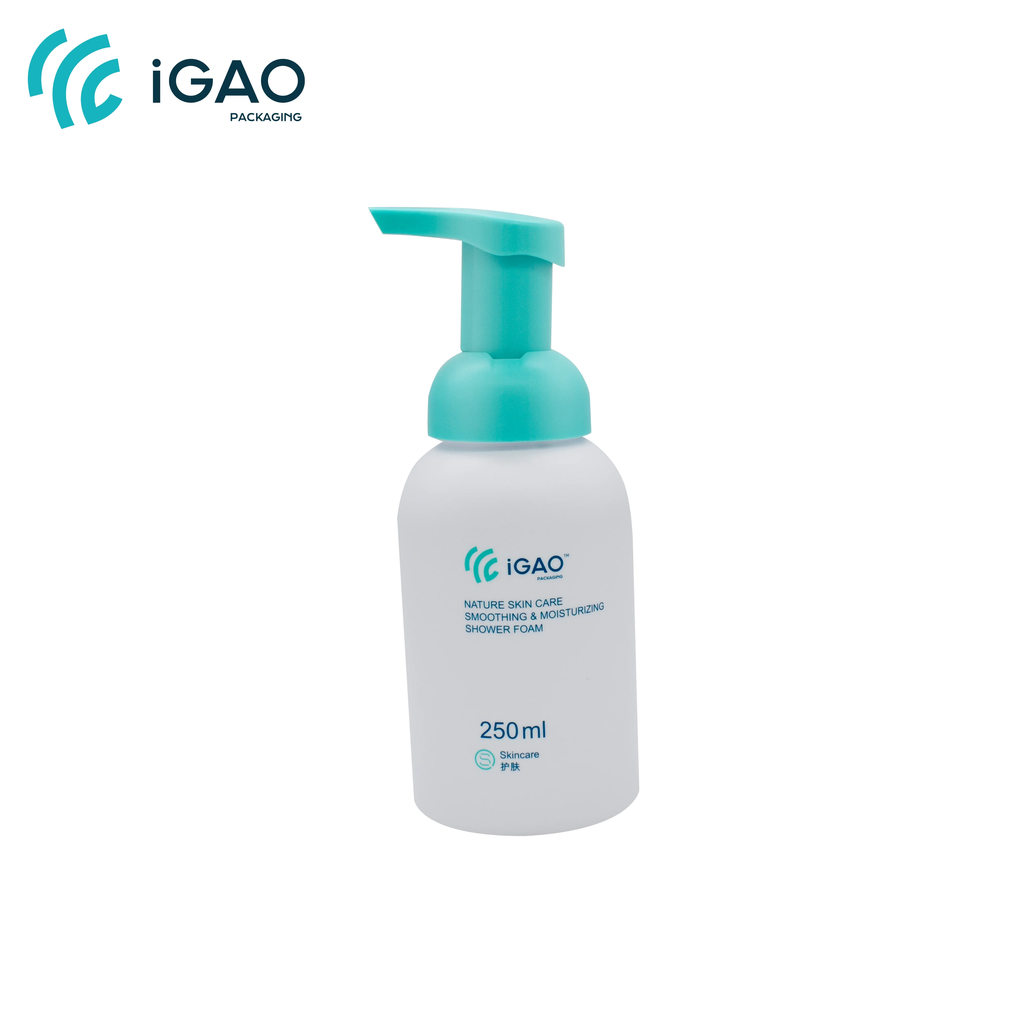 IGAO Packaging OEM 100ml 150ml 250ml Mouse Frosted Dispenser Foam Pump and Bottle