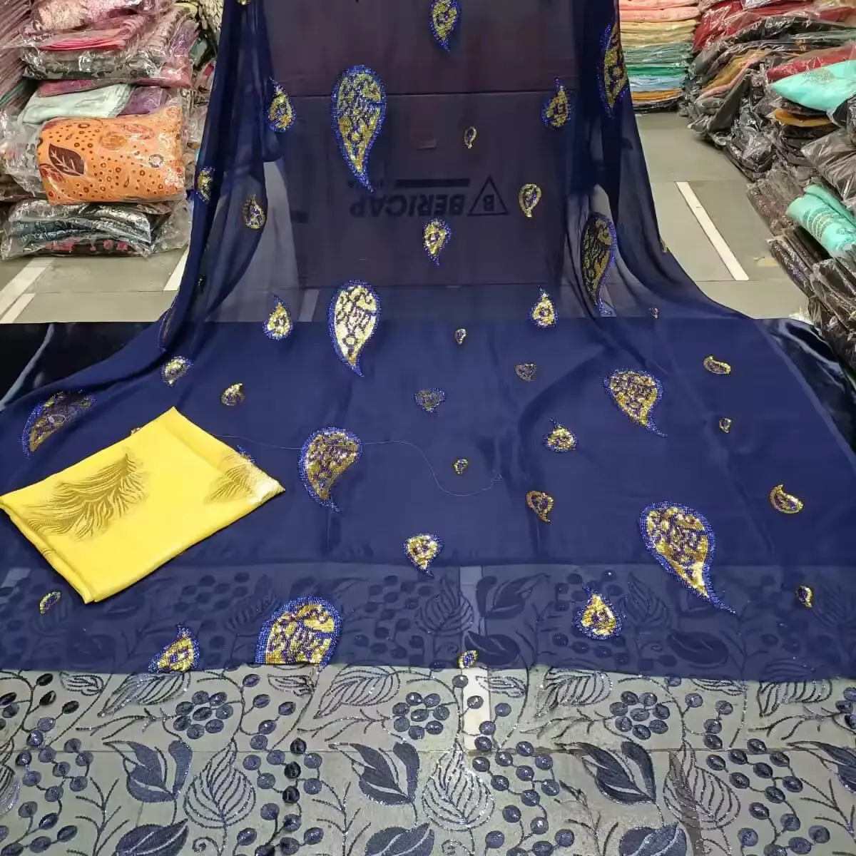 Maysa Stoned Dirac Fabric Full Set – Available in 5 Colours main image 0