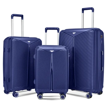 Factory Price Carry On Luggage 3 Pieces Set Travel  Suit Case Aluminum Trolley Suitcase For Travelling