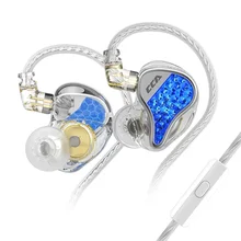 CCA Lyra Metal Wired Headphone with Microphone Hi-Fi Noise Canceling Game Bass Music Sin Monitor Headphones Earphone