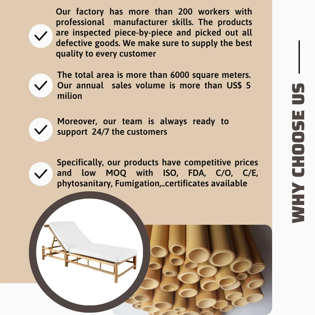 Bamboo Beach Sunbed Sunlounger Bamboo Adjustable Chaise Lounge Outdoor