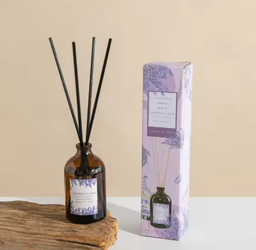 In Stock Decorating Aesthetic Room Decor Air Freshener 100ml Flameless Reed Diffuser for Hotel,mall,hotel,closet,toilet, Car