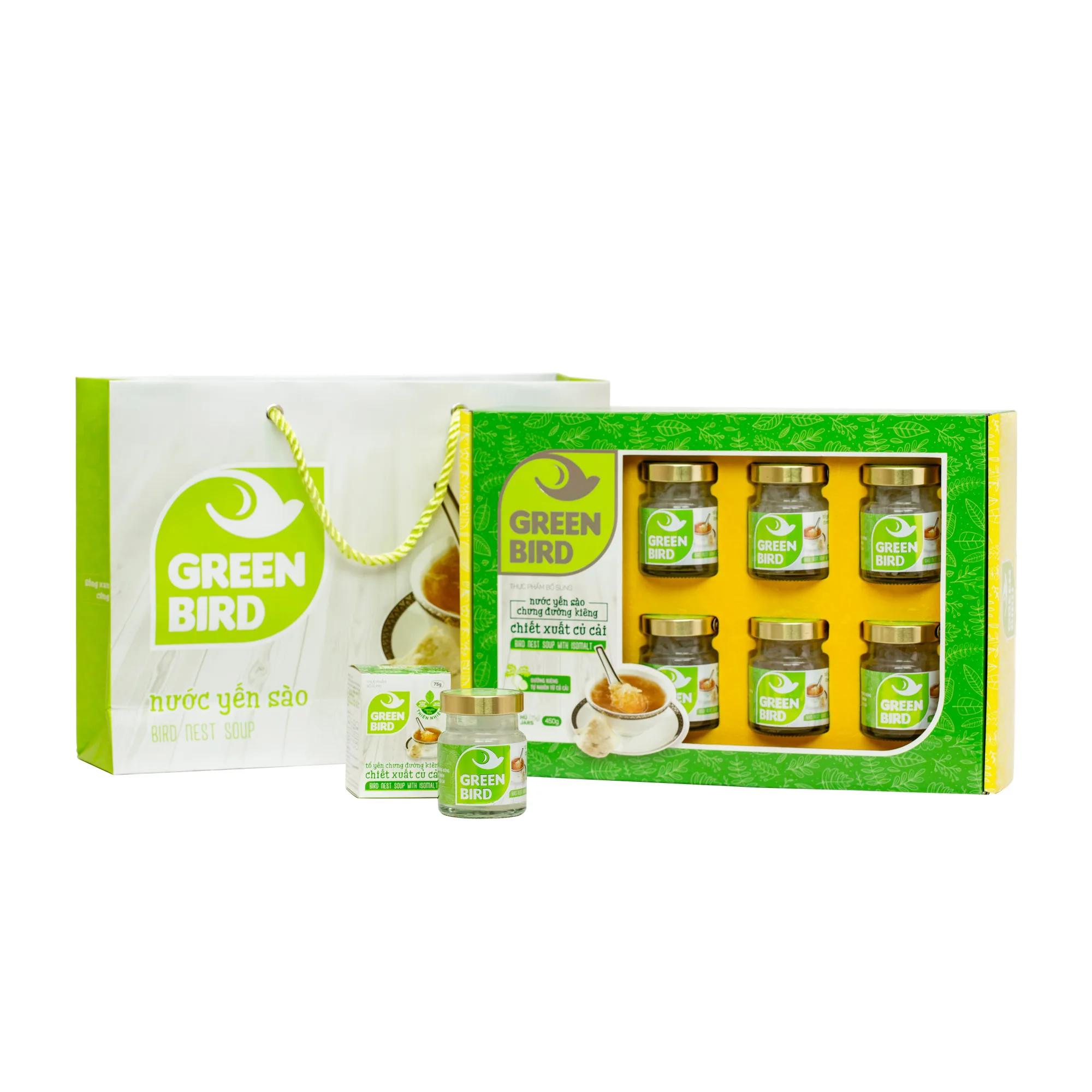 Bird's Nest Drink With Isomalt Sugar Made From Organic Ingredients Of