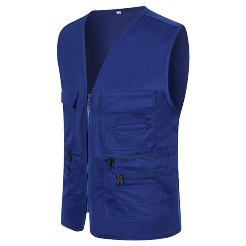 Factory Direct High Quality China Wholesale Men's Outdoor Multi-pocket  Fishing Photography Vest Advertising Large Size Vest Processing Customiza  $5 from Fujian Singyee Group Co. Ltd