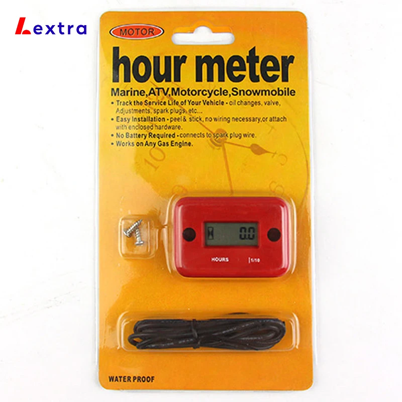 Цифровой счетчик часов Lextra для генератора двигателя работы уменьшения