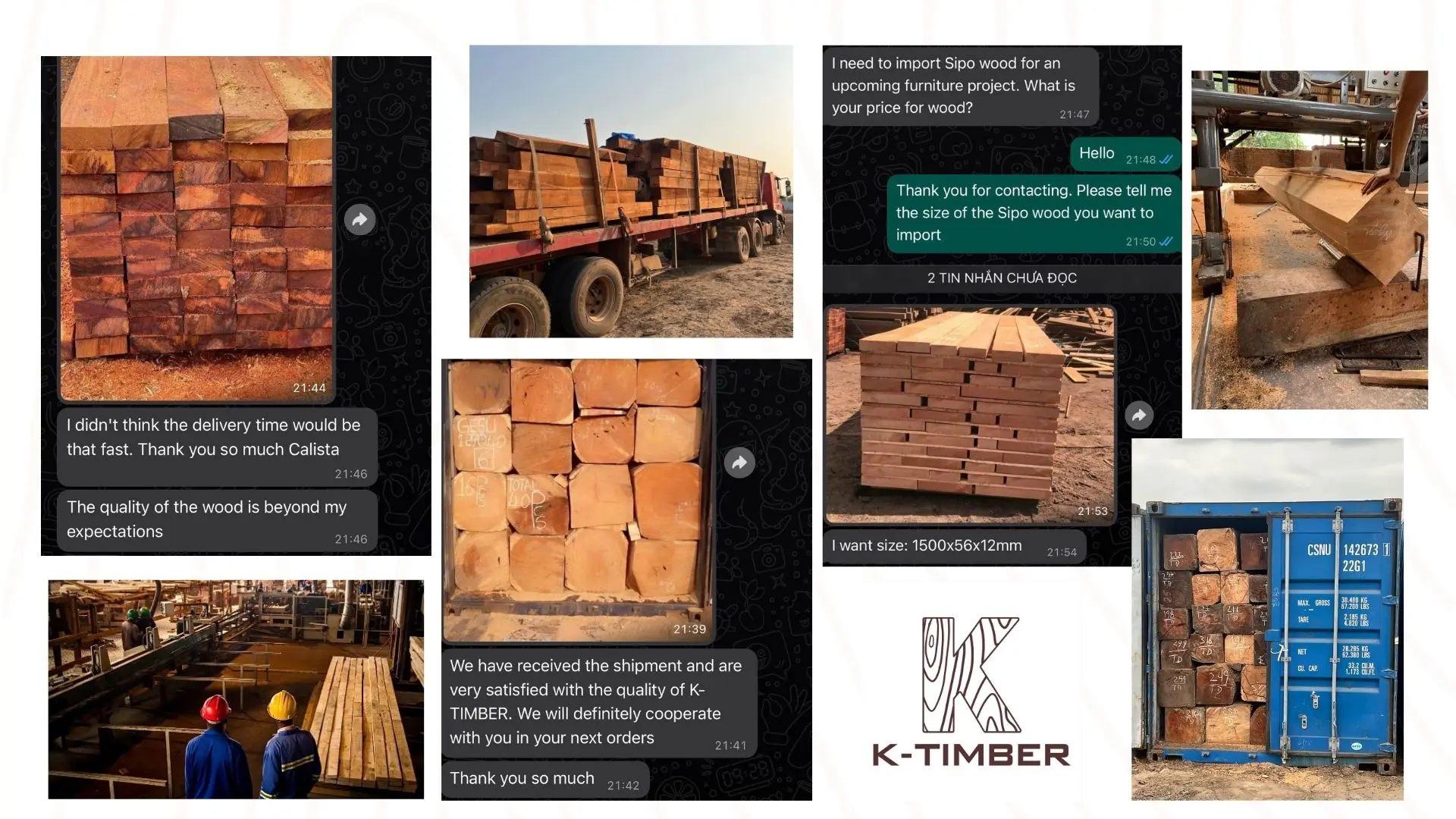 Ktimber African Supplier Padauk Dimensional Lumber Natural Wood Hard