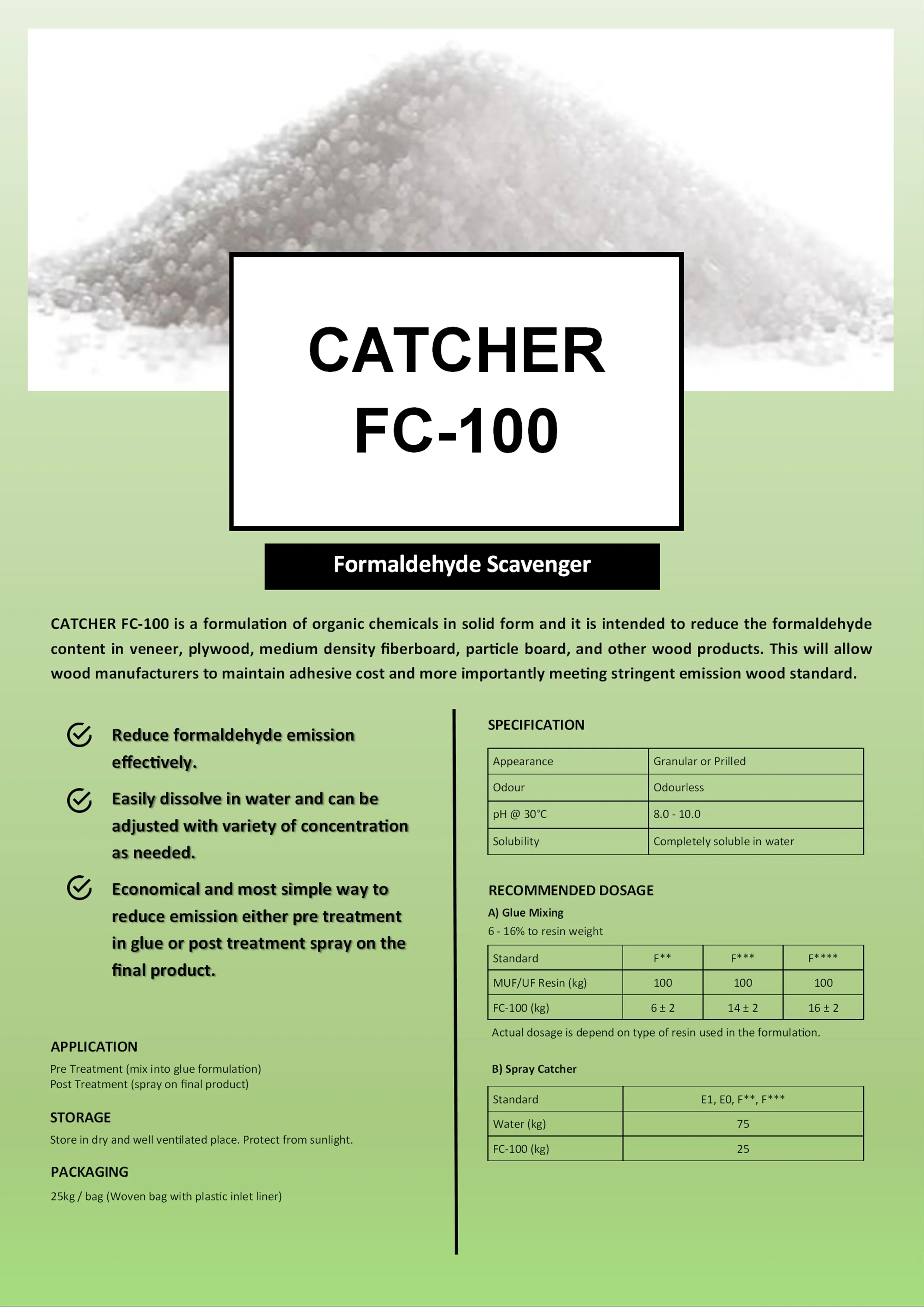 Melamine Urea Resin Formaldehyde Powder Scavenger Plywood Glue Formalin
