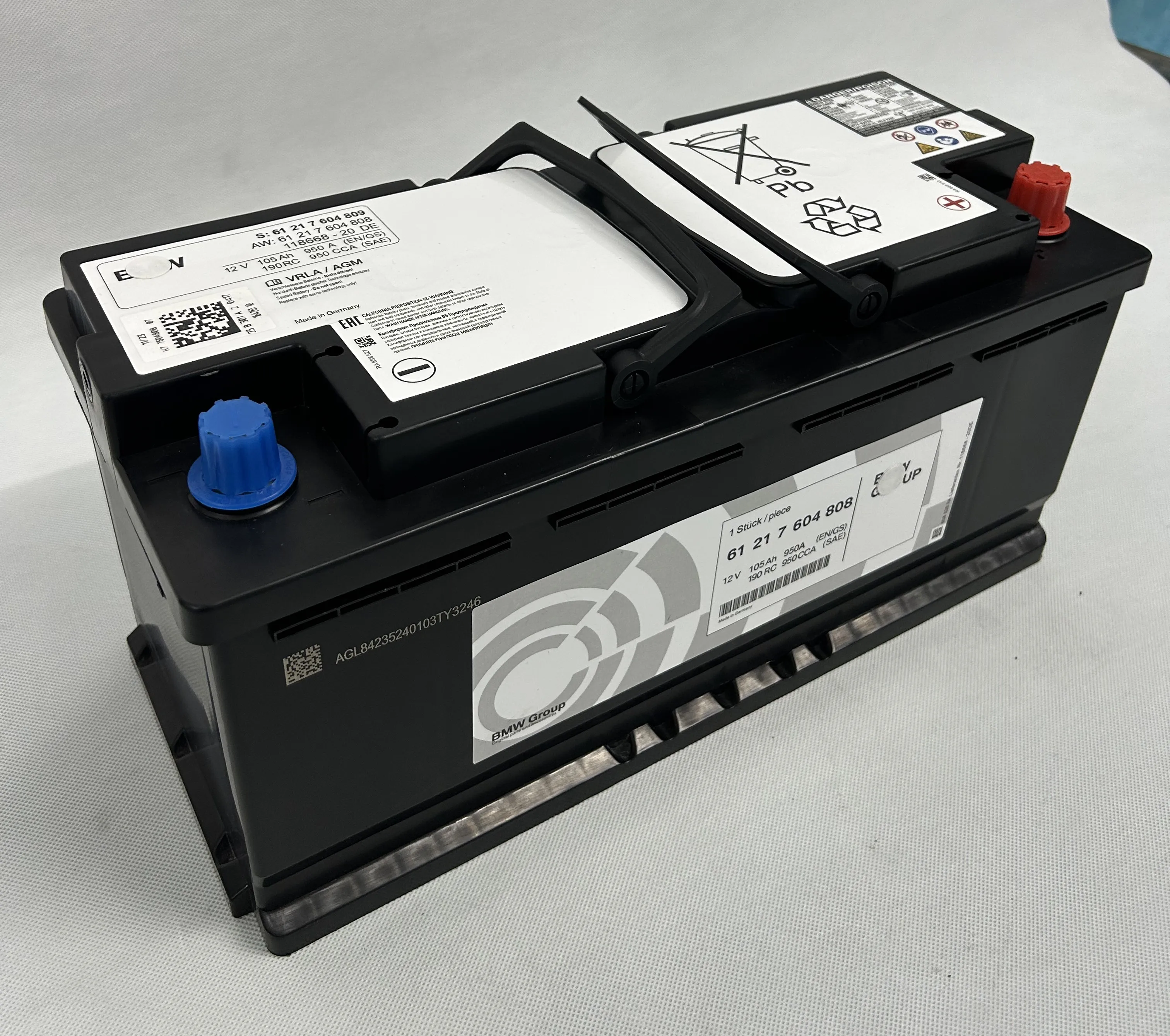 Battery AGM 12V VARTA 105Ah 950A BMW | 105AH - Replacement Car A4