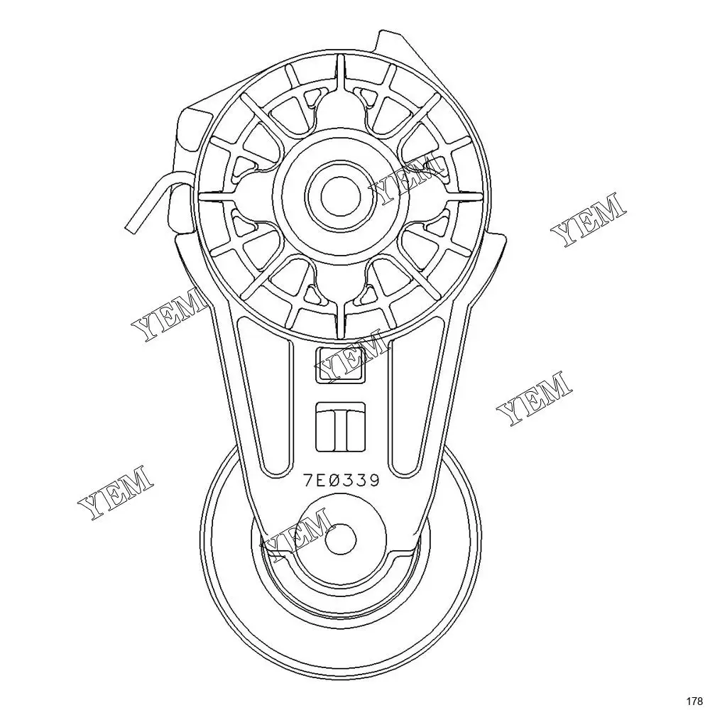 Tensioner A 7E-0339 7E0339 High Quality Engine Parts