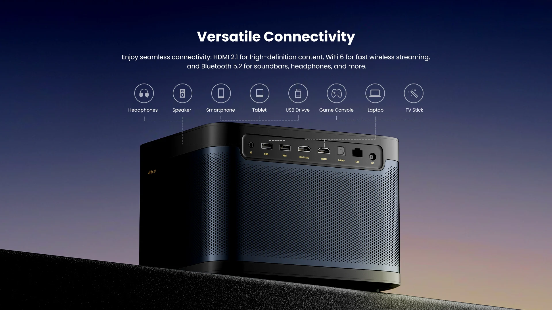 Dangbei 4Kプロジェクター Google TV内蔵 Dangbei 4Kプロジェクター