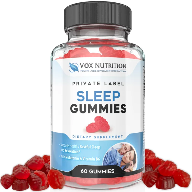 Sleep Well Gummies By Vox Nutrition 60 Count Gummy Which Is A Natural 