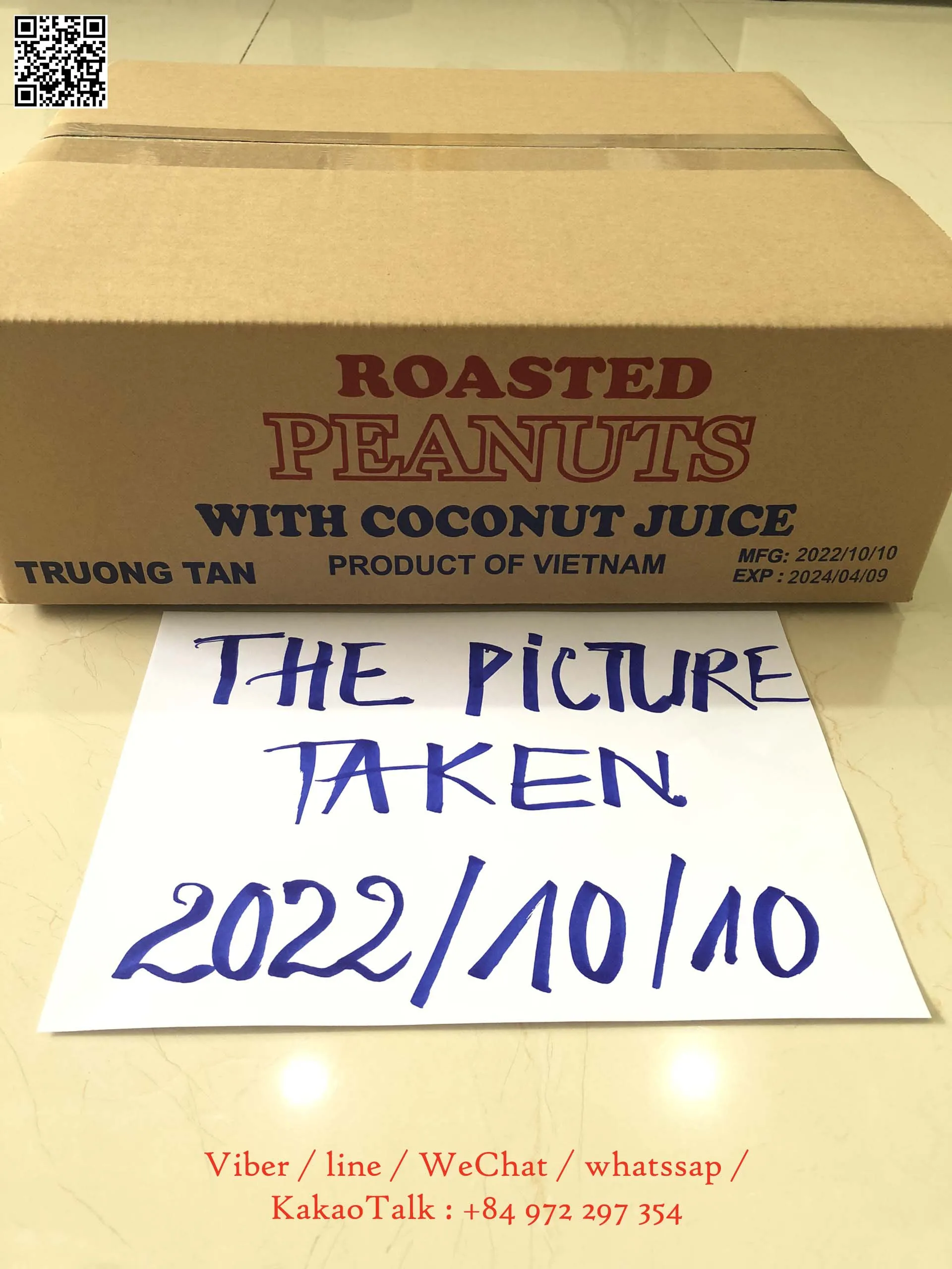 Оптовая продажа ароматизированный арахис с кокосовым соком закуски жареный бренд truong tan